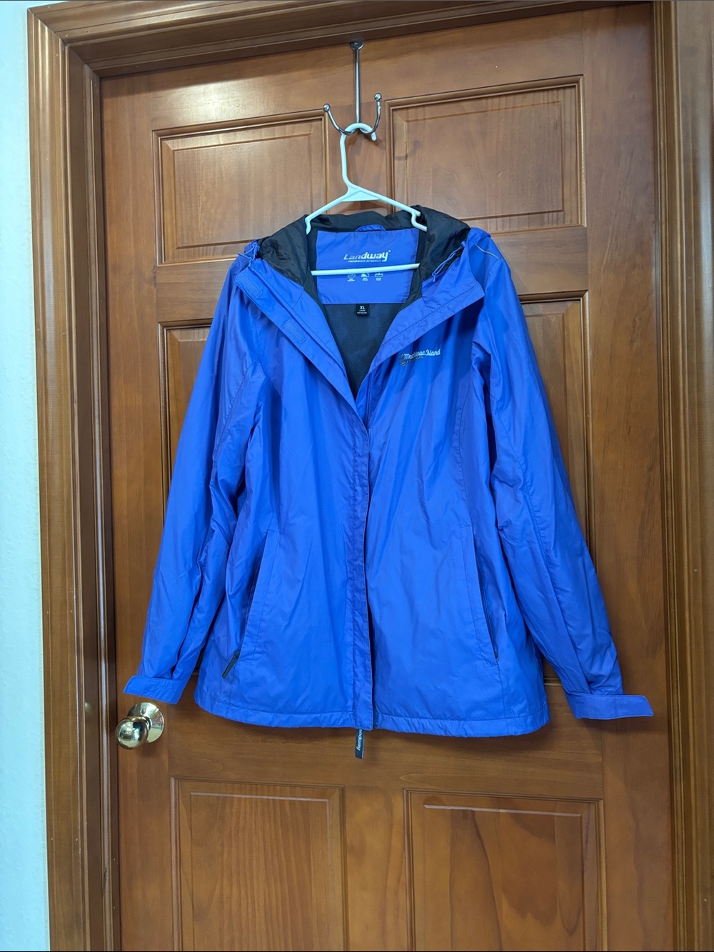 Landway Women's Royal Blue Hooded Lightweight Jacket
